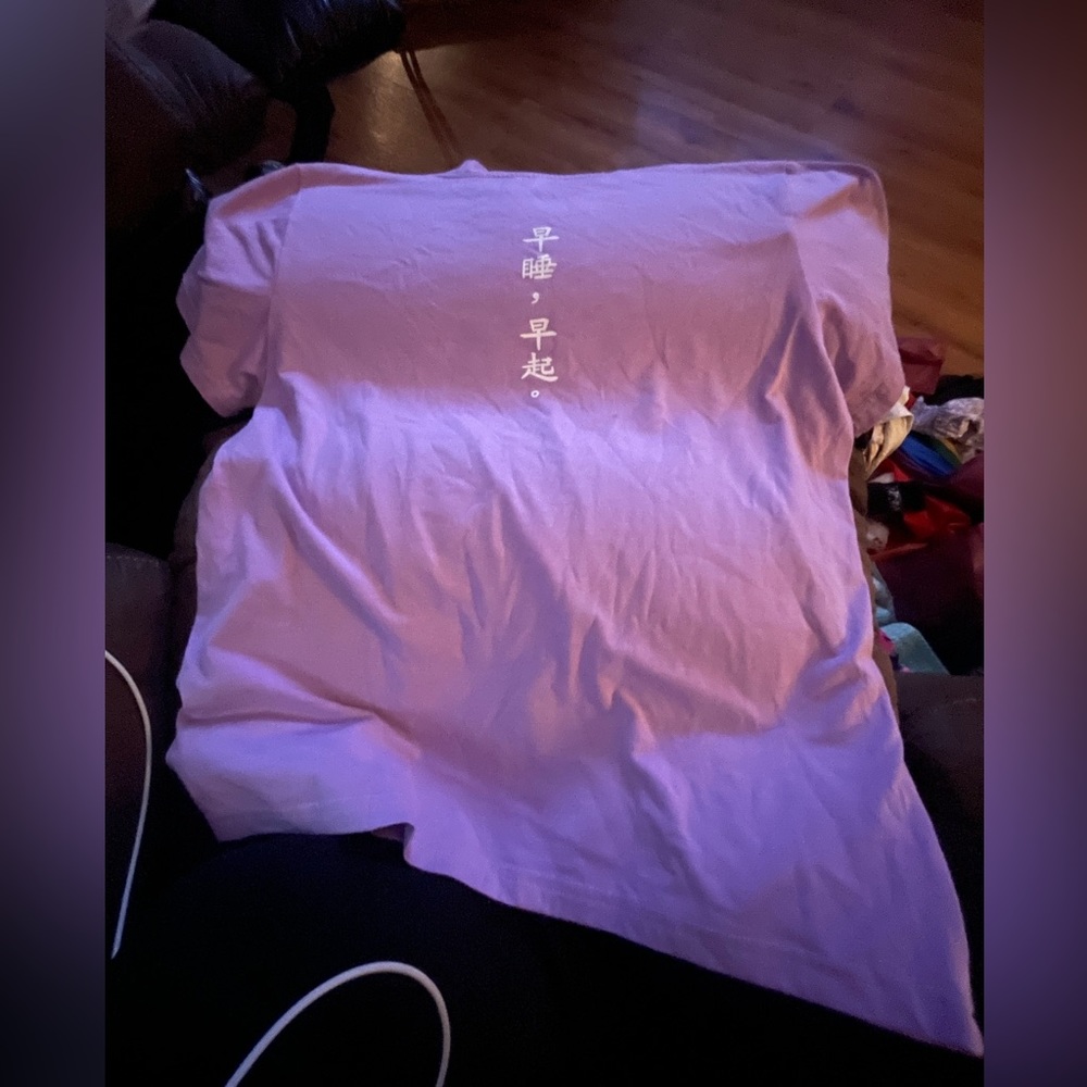 purple shirt